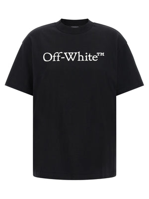 Off-White Schwarzes Baumwoll-T-Shirt