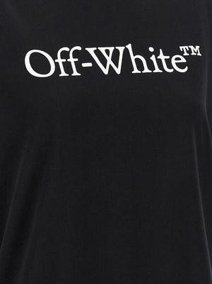 Off-White Schwarzes Baumwoll-T-Shirt