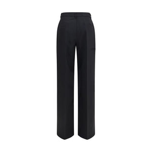 Rick Owens Schwarze Wollhose Oves Aries