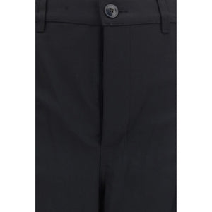 Rick Owens Schwarze Wollhose Oves Aries