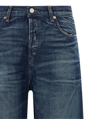 Haikure Blaue Baumwolljeans Denim