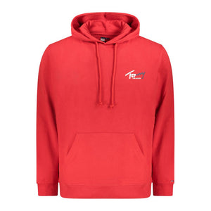 Tommy Hilfiger Rotes Herren-Sweatshirt aus Baumwolle