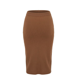 Malo Beige Baumwollrock für Damen