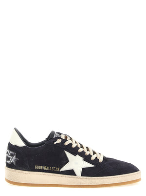 Golden Goose Blaue Sneaker aus Rindsleder