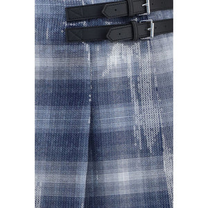 PINKO Blauer Polyester-Minirock