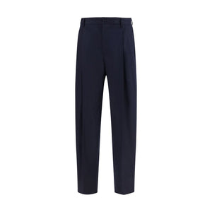 Dolce & Gabbana Blaue Hose aus Wolle Oves Aries