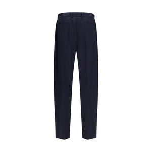 Dolce & Gabbana Blaue Hose aus Wolle Oves Aries