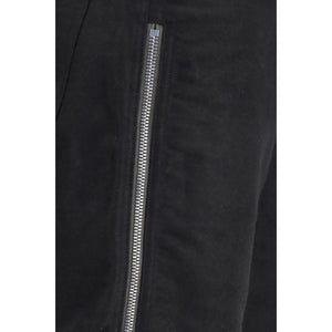 Rick Owens Schwarze Oves Aries Straight-Leg Jeans aus Wolle