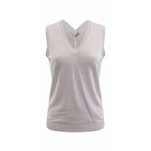 Malo Pink Linen Damen Tanktop