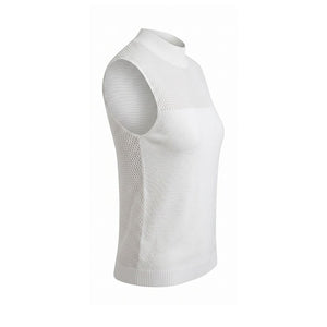Malo Weißer Seidenpullover für Damen