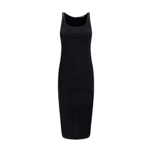 Jacquemus Schwarzes Viskose-Freizeitkleid