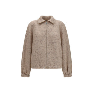 Fabiana Filippi Beige Wool Oves Aries Bomber