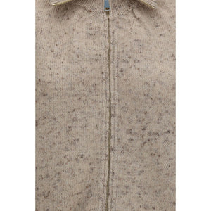 Fabiana Filippi Beige Wool Oves Aries Bomber