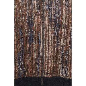 Brunello Cucinelli Brauner Mohair-Mantel in voller Länge