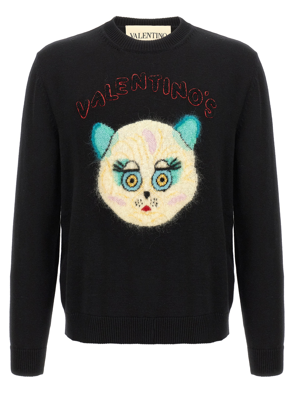 Valentino Garavani Schwarzer Baumwollcardigan
