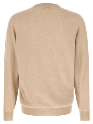 Brunello Cucinelli Beige Cashmere Cardigan