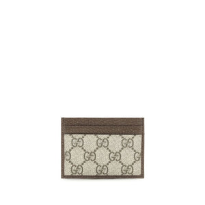 Gucci Brauner Kartenhalter aus Polyethylen
