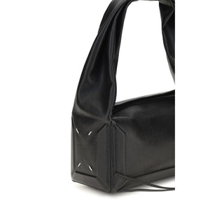 Maison Margiela Schwarze Lederhandtasche