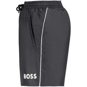 Nero Polyester Men's Shorts