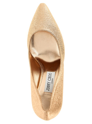 Jimmy Choo Mehrfarbige Tencel-Pumps mit hohem Absatz