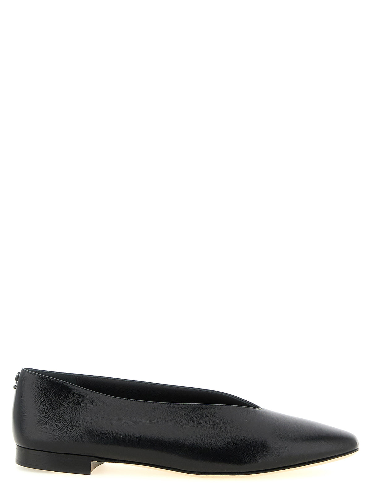 Jimmy Choo Schwarze Ballerinas aus Leder