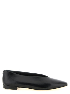 Jimmy Choo Schwarze Ballerinas aus Leder