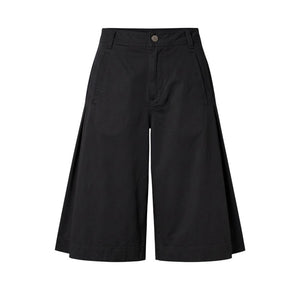 Mr&Mrs Italy Schwarze Baumwoll-Shorts für Damen