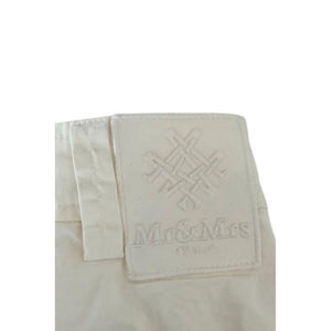 Mr&Mrs Italy Weiße Baumwollshorts für Damen