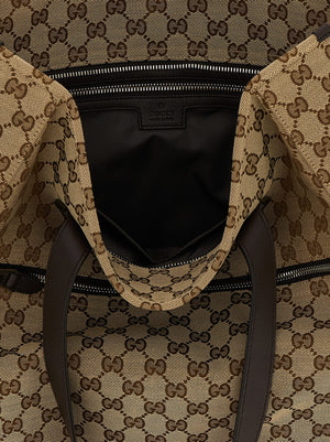 Gucci Braune Schultertasche aus Polyester