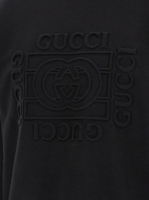 Gucci Schwarzer Baumwoll-Sweatshirt