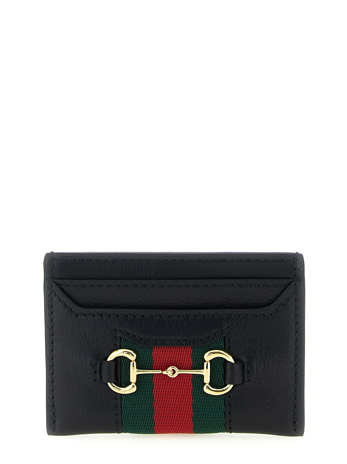Gucci Schwarzer Kalbsleder-Kartenetui