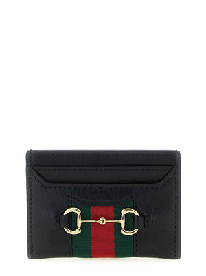 Gucci Schwarzer Kalbsleder-Kartenetui