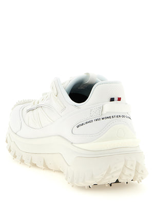 White Leather Athletic Sneakers