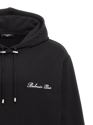 Balmain Schwarzer Baumwoll-Sweatshirt