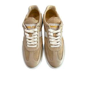 Pantofola D'Oro Beige Leder Herren Sneaker