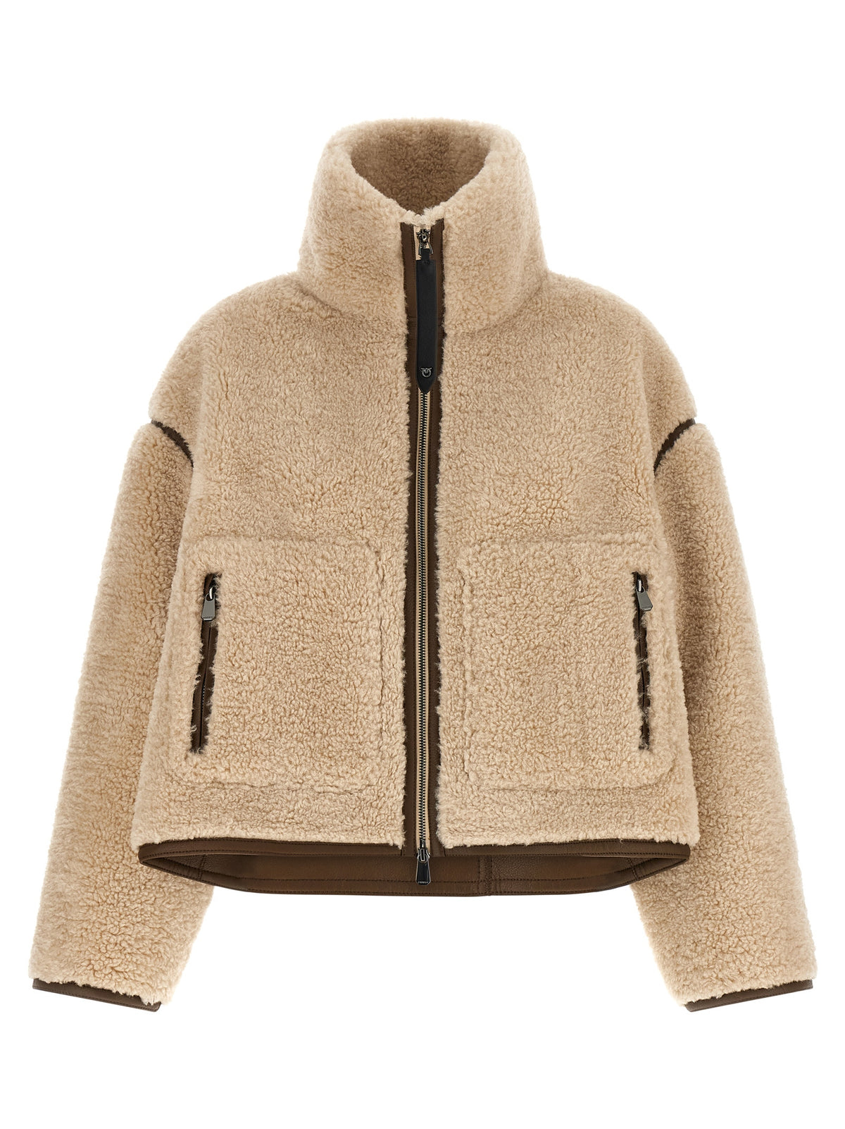 PINKO Beiger Wollmantel
