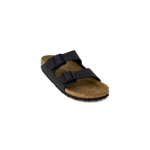 Birkenstock Schwarze Kunstleder-Slipper