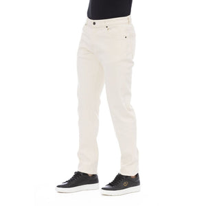 Peserico Bianco Baumwollhose für Herren