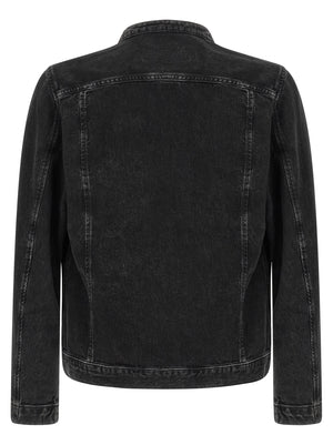 Diesel Schwarze Baumwoll-Denimjacke