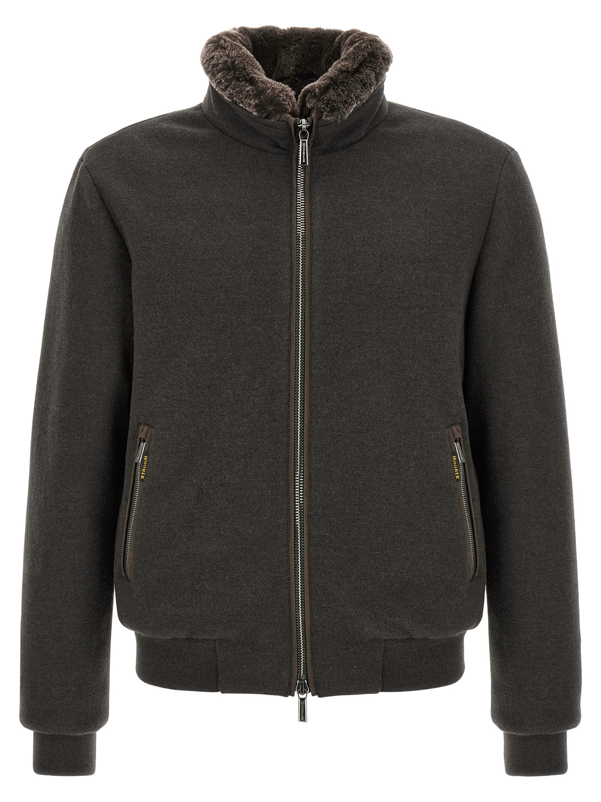 MooRER Brauner Woll-Bomber