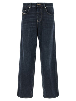 Diesel Blaue Baumwolljeans im Relaxed Fit