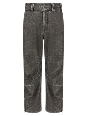 Diesel Graue Freizeithose aus Polyethylen