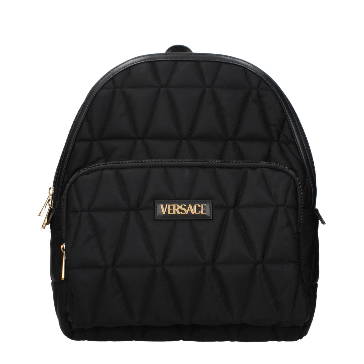 Versace Schwarzer Rucksack aus Stoff