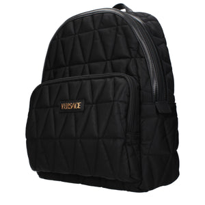 Versace Schwarzer Rucksack aus Stoff