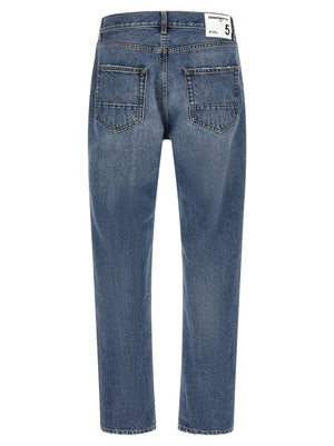 Department 5 Blaue Baumwolljeans im Relaxed Fit