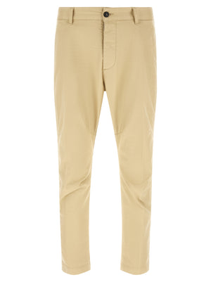 Dsquared² Beige Baumwoll-Cargo-Hose