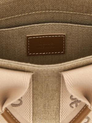 Chloé Multicolor Linen Handtasche