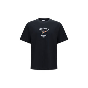 Burberry Schwarzes Baumwoll-T-Shirt
