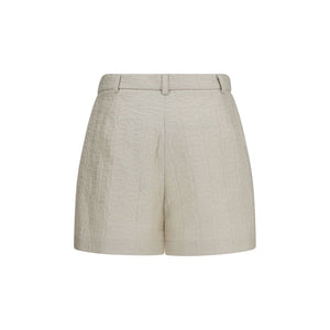 Moncler Beige Polyamid Bermuda Shorts