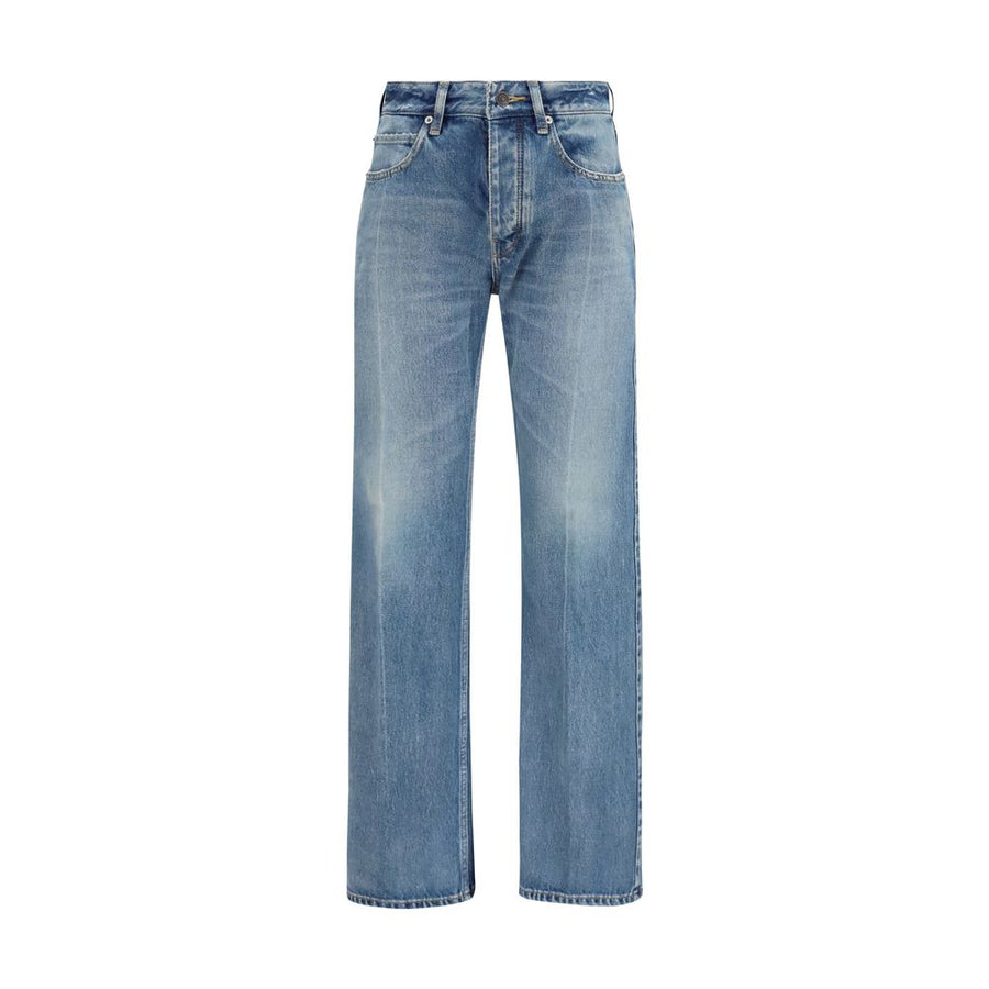 Balenciaga Blaue Jeans aus Baumwolle im geraden Schnitt